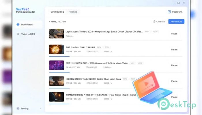 SurFast Video Downloader 1.0.0 Tam Sürüm Aktif Edilmiş Ücretsiz İndir