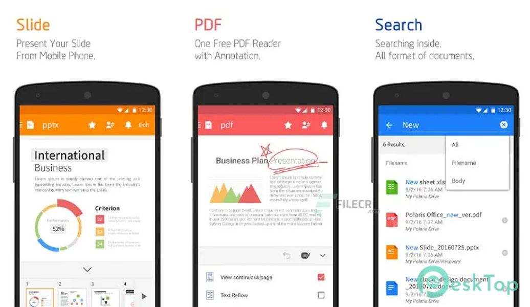 Polaris Office - Edit&View, PDF 9.9.6 APK MOD Полная бесплатная загрузка