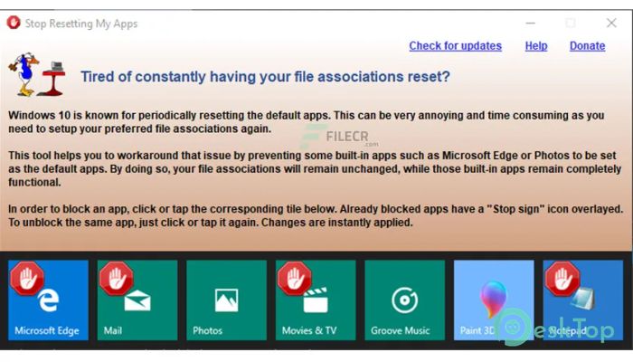 Stop Resetting My Apps 1.9.1.0 Tam Sürüm Aktif Edilmiş Ücretsiz İndir