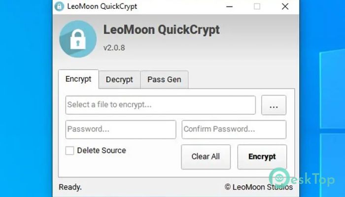 Скачать LeoMoon QuickCrypt 1.0.0 полная версия активирована бесплатно