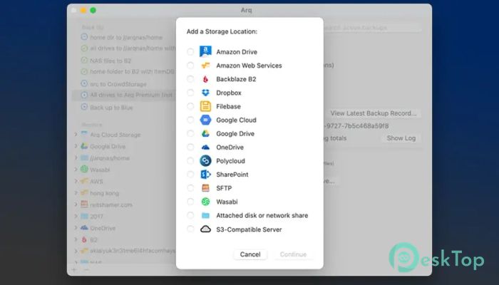 Скачать Arq Backup 7.26.7 бесплатно для Mac