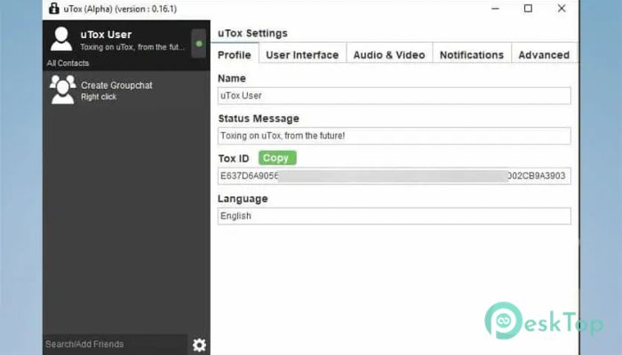 Descargar Tox Instant Messenger 1.18.3 Completo Activado Gratis