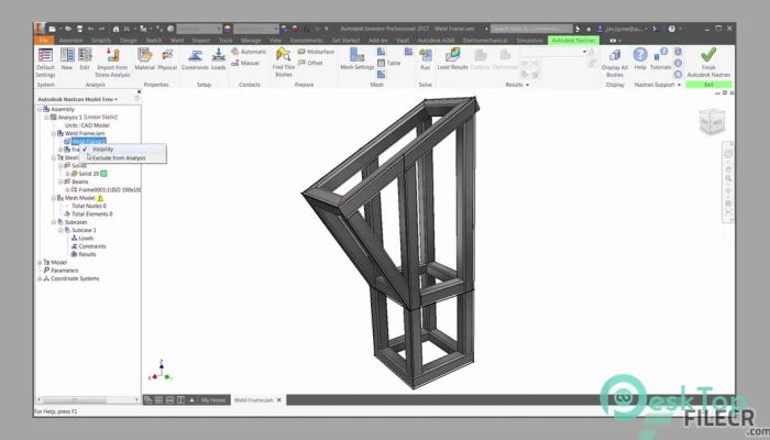 Download Autodesk Inventor Nastran 2024  Free Full Activated