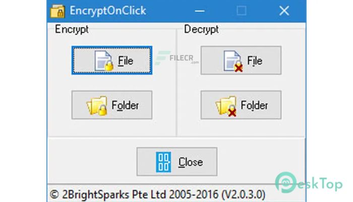 EncryptOnClick 2.4.12 完全アクティベート版を無料でダウンロード