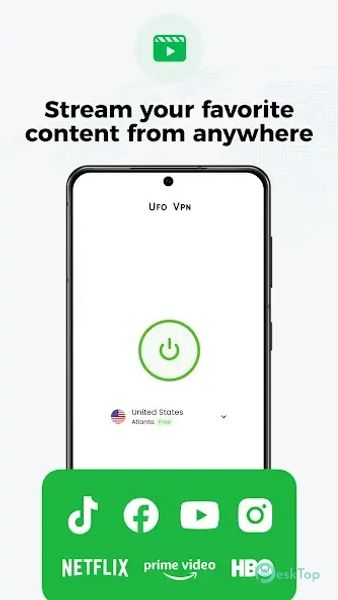UFO VPN 2.1.1 APK MOD Полная бесплатная загрузка