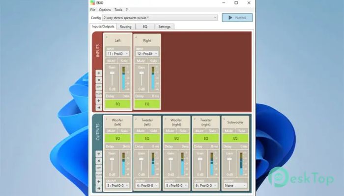 EKIO – Loudspeaker Management Application