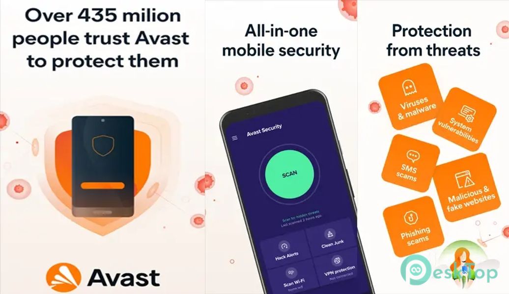 Avast Antivirus & Security 24.23.1 APK MOD Полная бесплатная загрузка