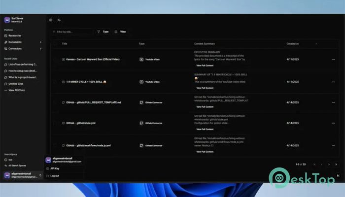 Скачать SurfSense 0.0.34 полная версия активирована бесплатно