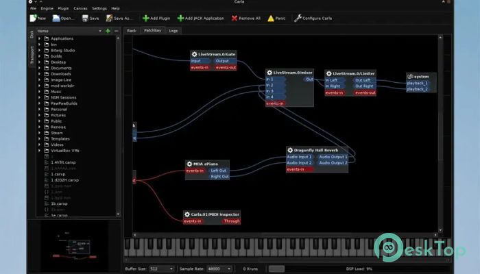 KXStudio Carla 2.5.10 Tam Sürüm Aktif Edilmiş Ücretsiz İndir