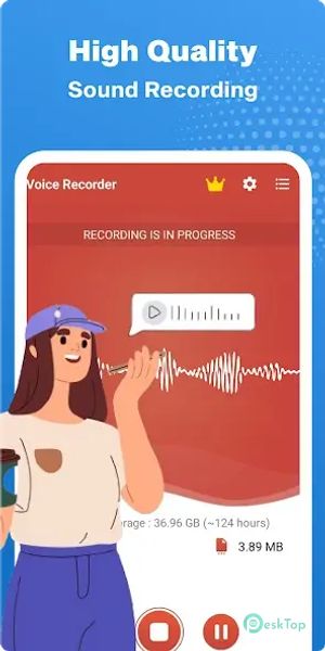 Voice Recorder : Recording App 107 APK MOD Unlocked (Full) Free Download