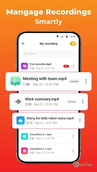 Voice Recorder: Voice Notes 1.2.2 APK MOD Tam Ücretsiz İndir