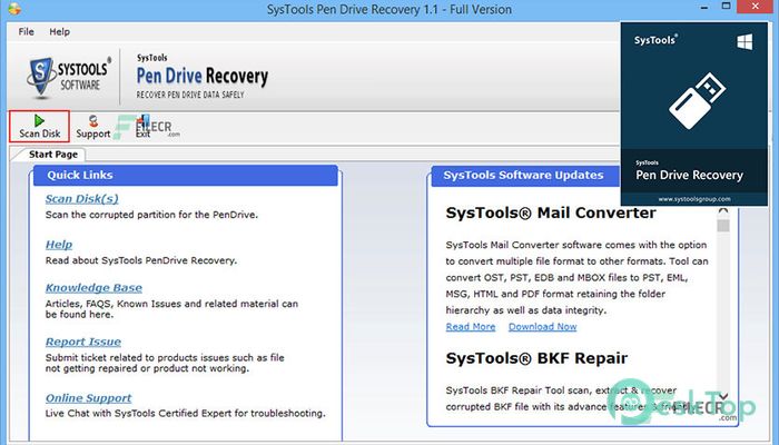  تحميل برنامج SysTools Pen Drive Recovery 14.0 برابط مباشر