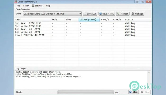 تحميل برنامج Ari Disk Benchmark 1.0 برابط مباشر
