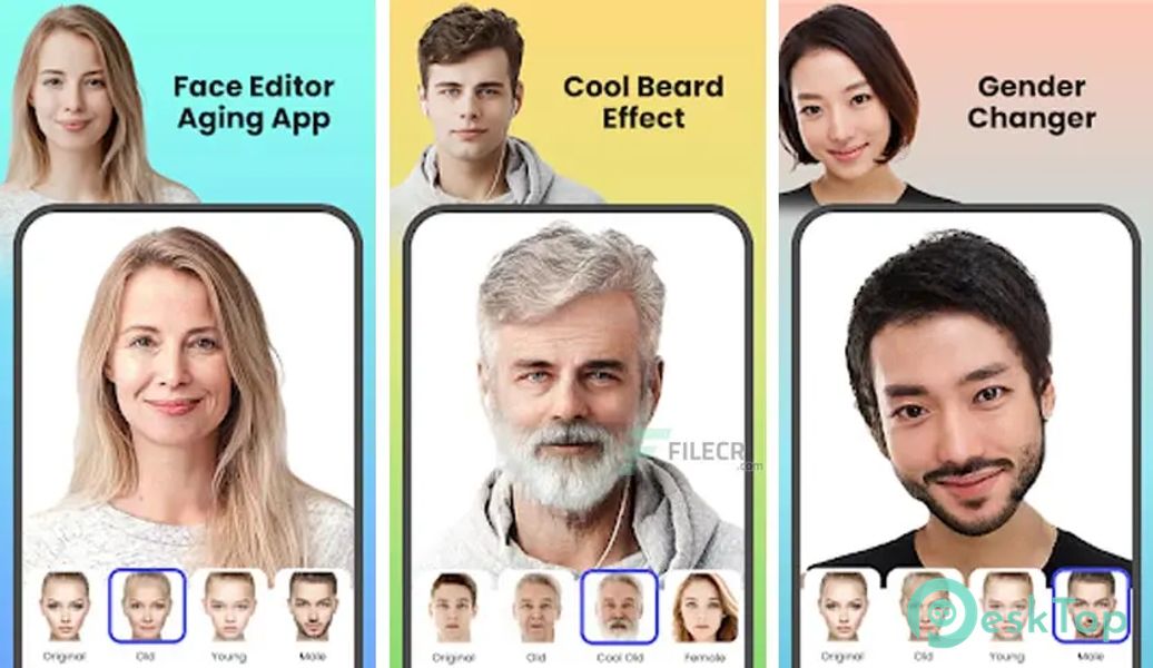 FaceLab Face Editor App, Aging