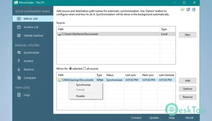 Descargar Techsoft MirrorFolder 6.1.522.460 Enterprise Completo Activado Gratis