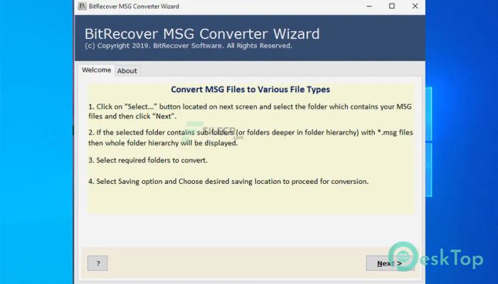  تحميل برنامج BitRecover MSG Converter Wizard  9.0 برابط مباشر