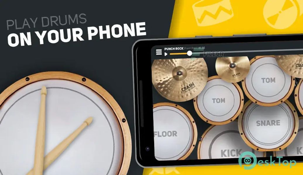 SUPER DRUM – Play Drum v4.3.4 APK MOD Unlocked (Full) Free Download