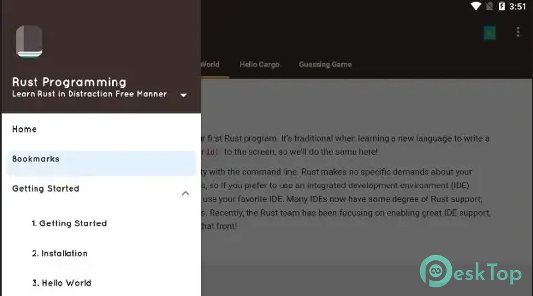 Learn Rust Programming Offline 33.0 APK MOD Unlocked (Full) Free Download