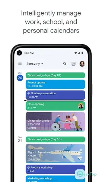 Google Calendar 2024.49.0 APK MOD Полная бесплатная загрузка