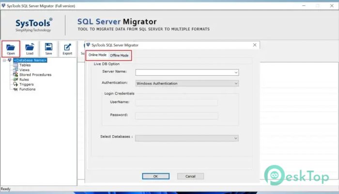 Descargar SysTools SQL Server Migrator 5.0 Completo Activado Gratis