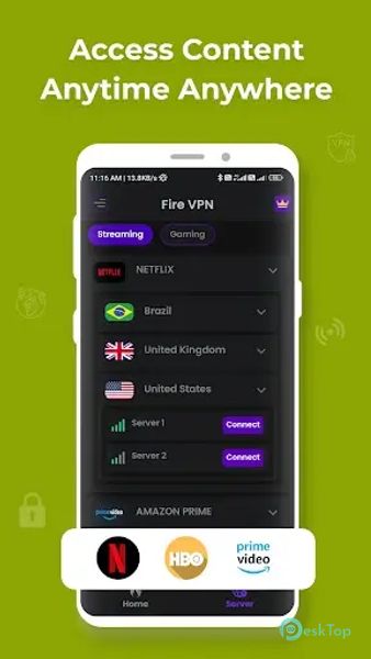Fire VPN - Vpn Proxy Browser 63.8.8 APK MOD Unlocked (Full) Free Download