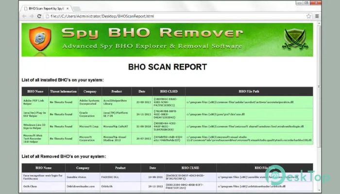 Download SpyBHORemover 9.0 Free Full Activated