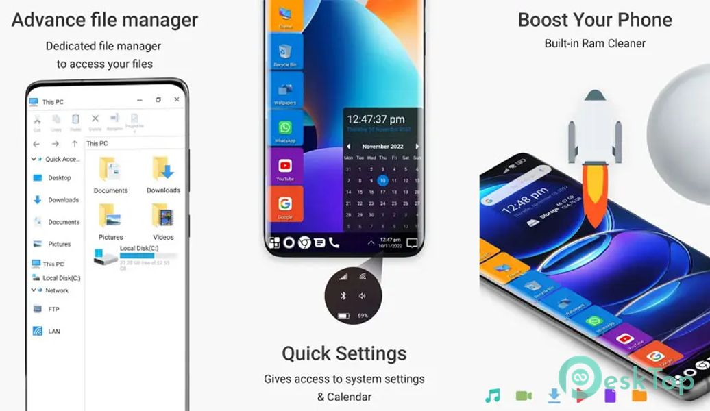 Win 11 Launcher 9.12 APK MOD Unlocked (Full) Free Download