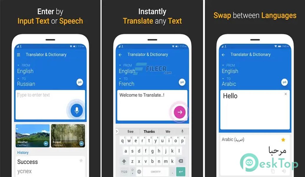 Translate All Languages – Voice Translator Free
