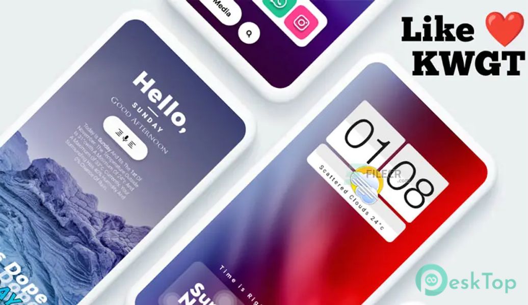 Like KWGT v4.2.6 APK MOD Descarga gratuita completa