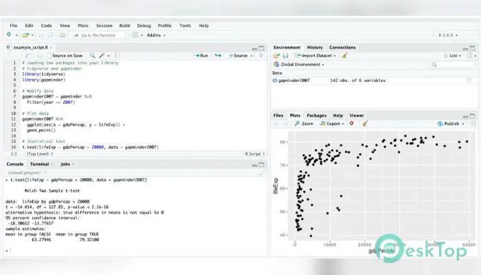 Posit RStudio Desktop 2023.12.1.402 完全アクティベート版を無料でダウンロード