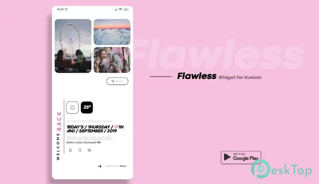Flawless KWGT v16.0 APK MOD Полная бесплатная загрузка