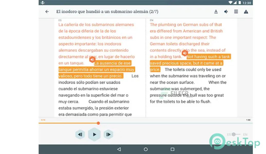 Beelinguapp Language Audiobook 3.397 APK MOD Unlocked (Full) Free Download