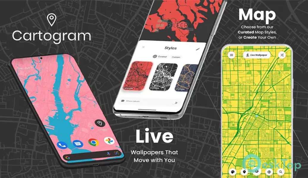 Cartogram - Live Map Wallpaper 8.0.19 APK MOD 完整免费下载