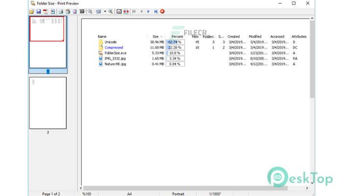 Скачать Folder Size Professional 4.9.0.0 полная версия активирована бесплатно