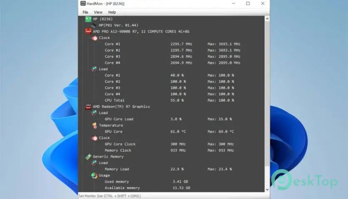 Download HardMon 1.0.50612 Free Full Activated