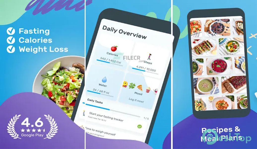 YAZIO Fasting & Food Tracker v7.9.2 APK MOD تحميل مجاني كامل