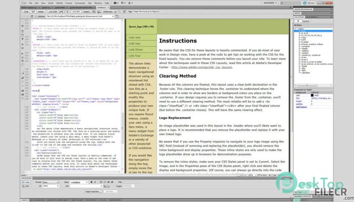 تحميل برنامج Adobe Dreamweaver 2021 v21.4.0.15620 برابط مباشر