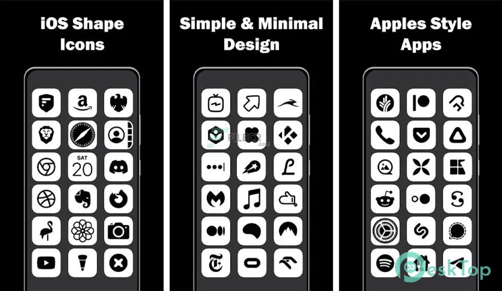 iOS 15 White – Icon Pack v6.2 APK MOD 完整免费下载