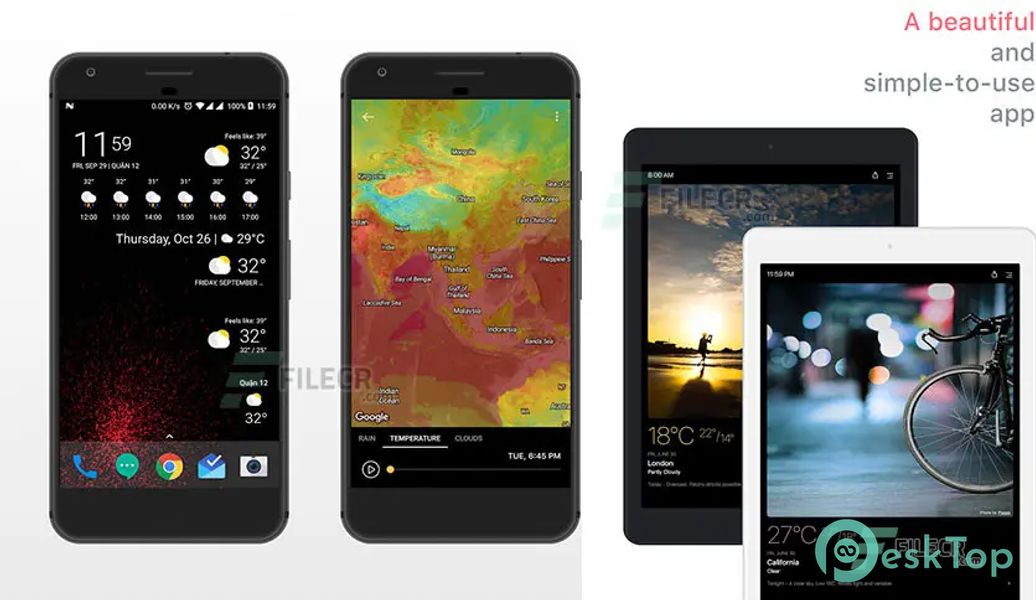 Today Weather: Alerts, Widgets 2.3.0-10.100125 APK MOD Полная бесплатная загрузка