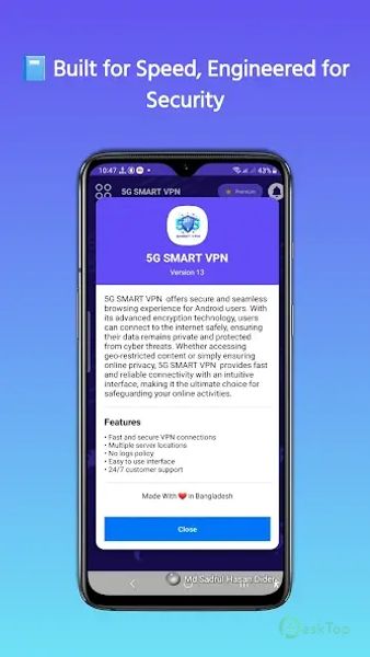 5G Smart Vpn Unlimited Proxy 43 APK MOD 完整免费下载