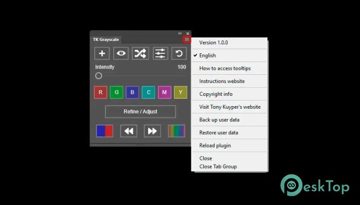 TK Grayscale Plugin for Photoshop