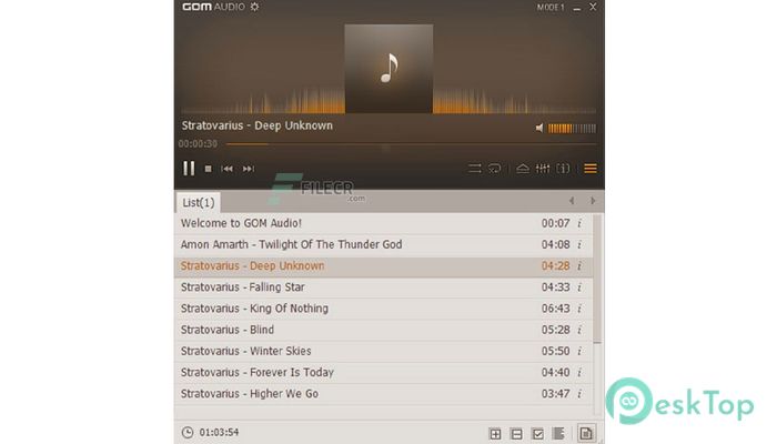 GOM Audio Player 2.2.27.0 download the new for mac