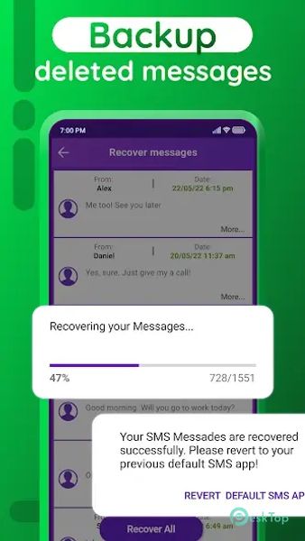 Recover Deleted Messages 22.7.0 APK MOD Полная бесплатная загрузка