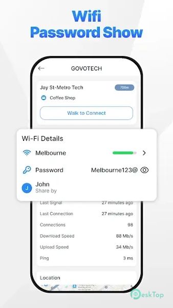 iWifi Map - Wifi Password 1.1.8 APK MOD تحميل مجاني كامل