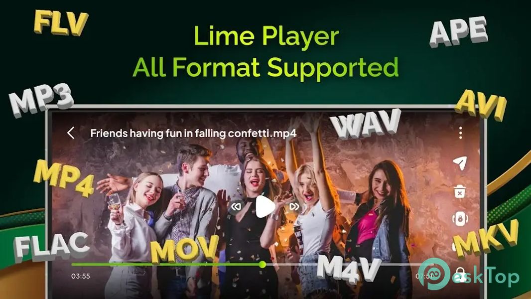 Lime: Video Player All Formats 1.1.0 APK MOD تحميل مجاني كامل