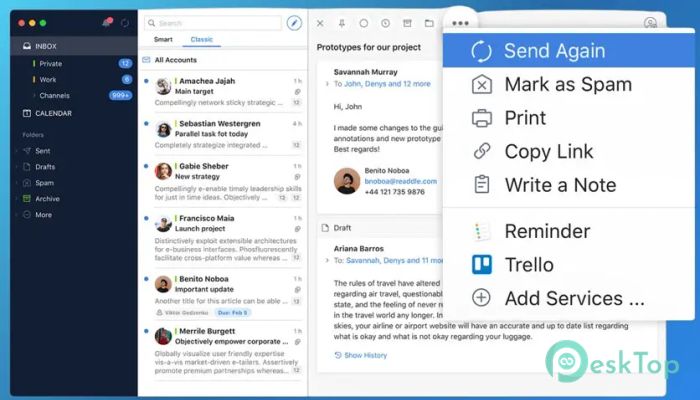 Spark Mail  3.27.4 Tam Sürüm Aktif Edilmiş Ücretsiz İndir