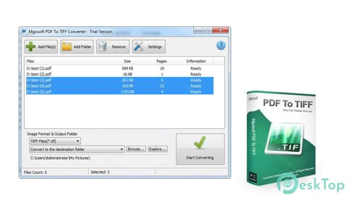 Mgosoft PDF To TIFF Converter 13.0.1 完全アクティベート版を無料でダウンロード
