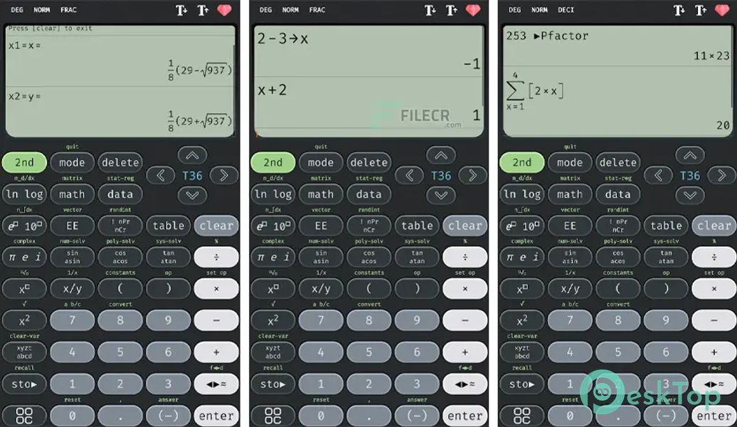 Scientific calculator 36, free ti calc plus