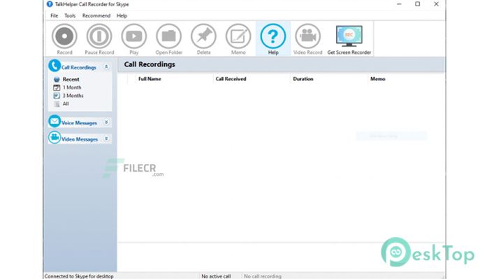 Скачать TalkHelper Call Recorder for Skype 5.50.0 полная версия активирована бесплатно