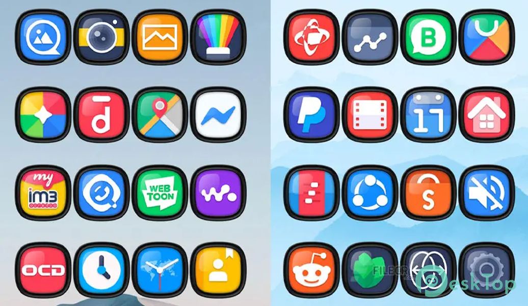 Minka Dark Squircle – Icon Pack